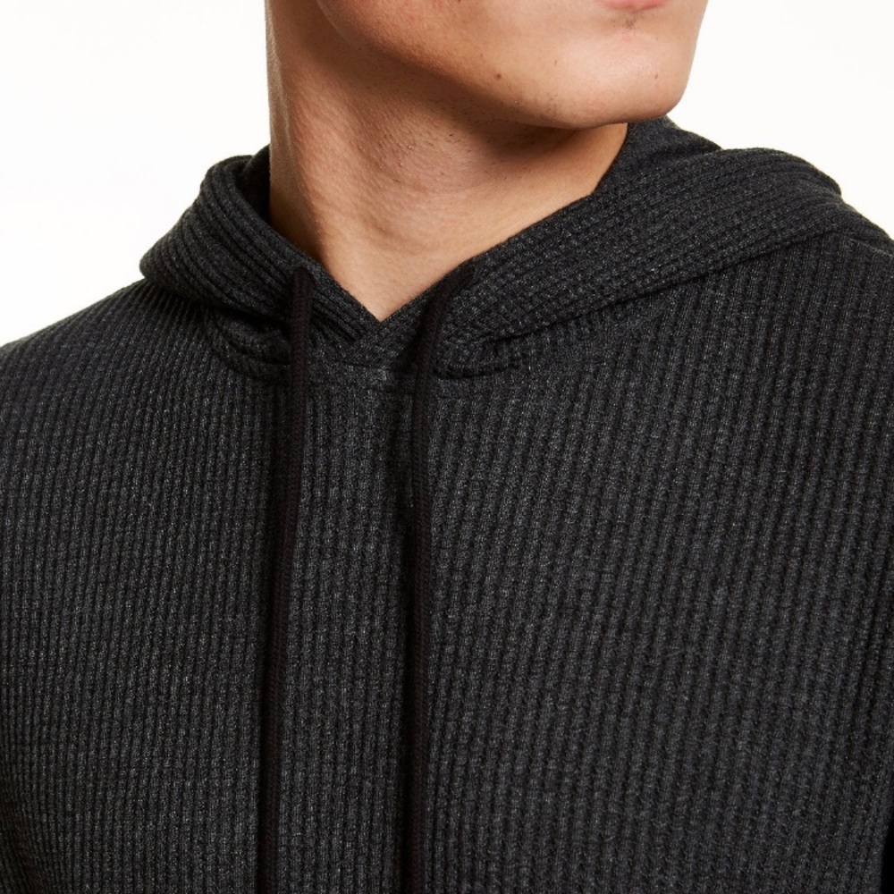 Sun + Stone Men’s Thermal Solid Hoodie - Picture 3 of 9